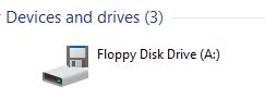 Windows 10 Floppy Drive Icon