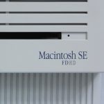 Photo of the Macintosh SE FDHD label