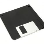 Photo of a 3.5 inch floppy disk