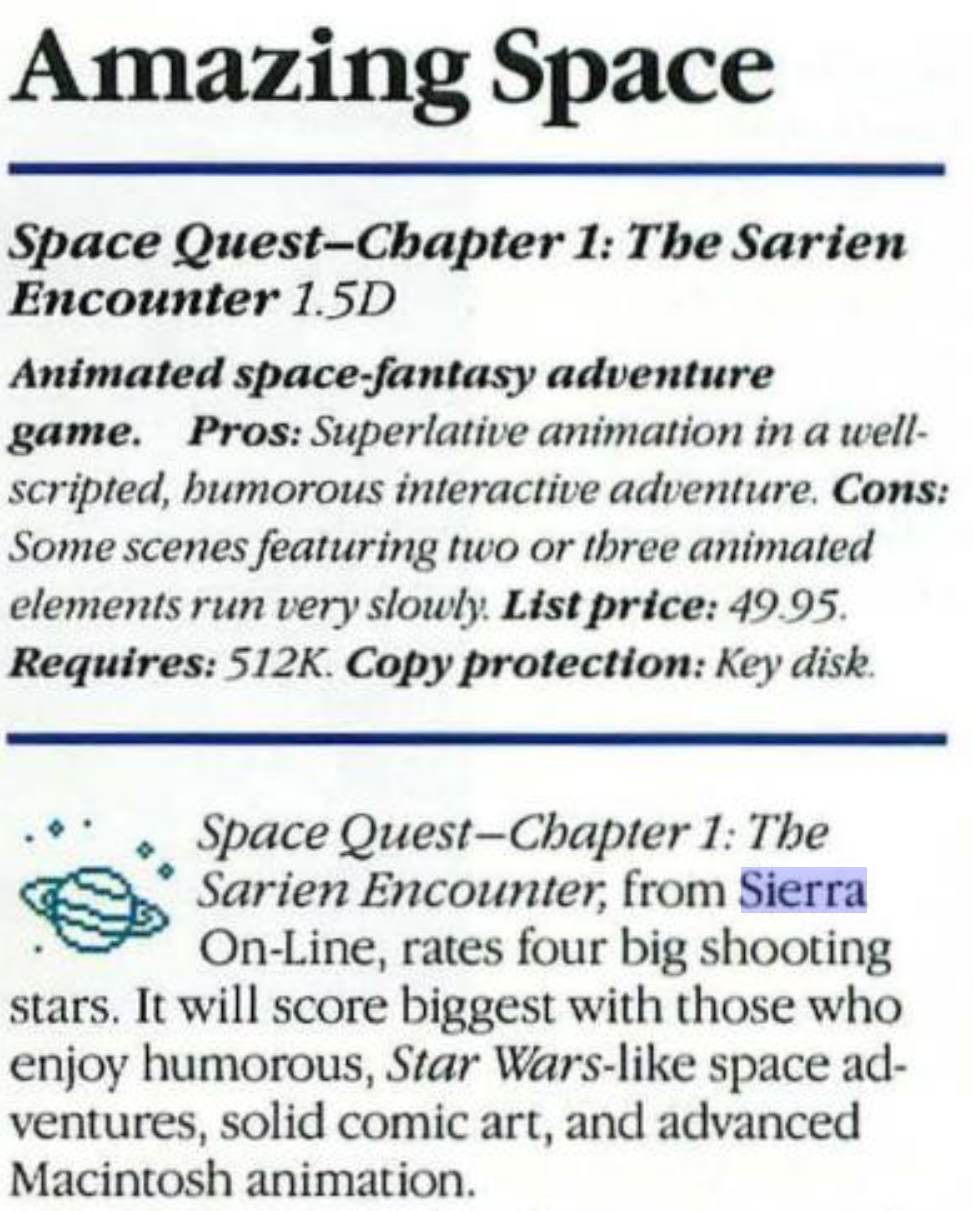 Sierra AGI: 68k Macintosh and Sierra AGI games – Steve's Blog