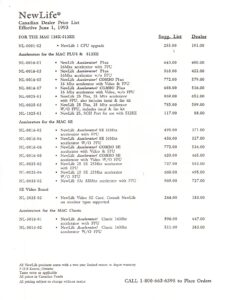 1993 06 pricelist