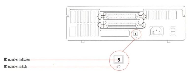 Apple Macintosh Portable 34 To 50 Pin SCSI Adapter